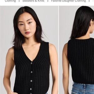 REDUCED - MOVING SALE - Favorite Daughter - The Knit Favorite Vest - Size small